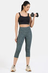 Zelocity Quick Dry 3/4Th Gym Leggings - Trekking Green — thumbnail 4